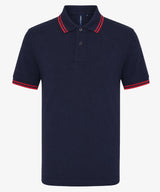 Personalised Men's Tipped Polo Shirt