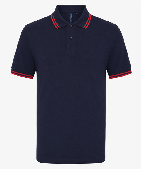 Personalised Men's Tipped Polo Shirt