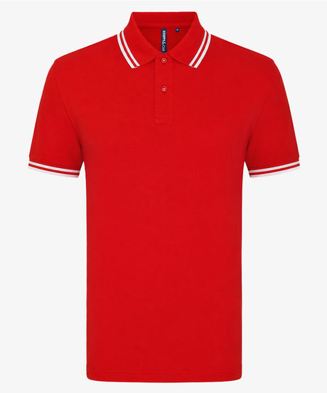 Personalised Men's Tipped Polo Shirt