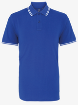 Personalised Men's Tipped Polo Shirt
