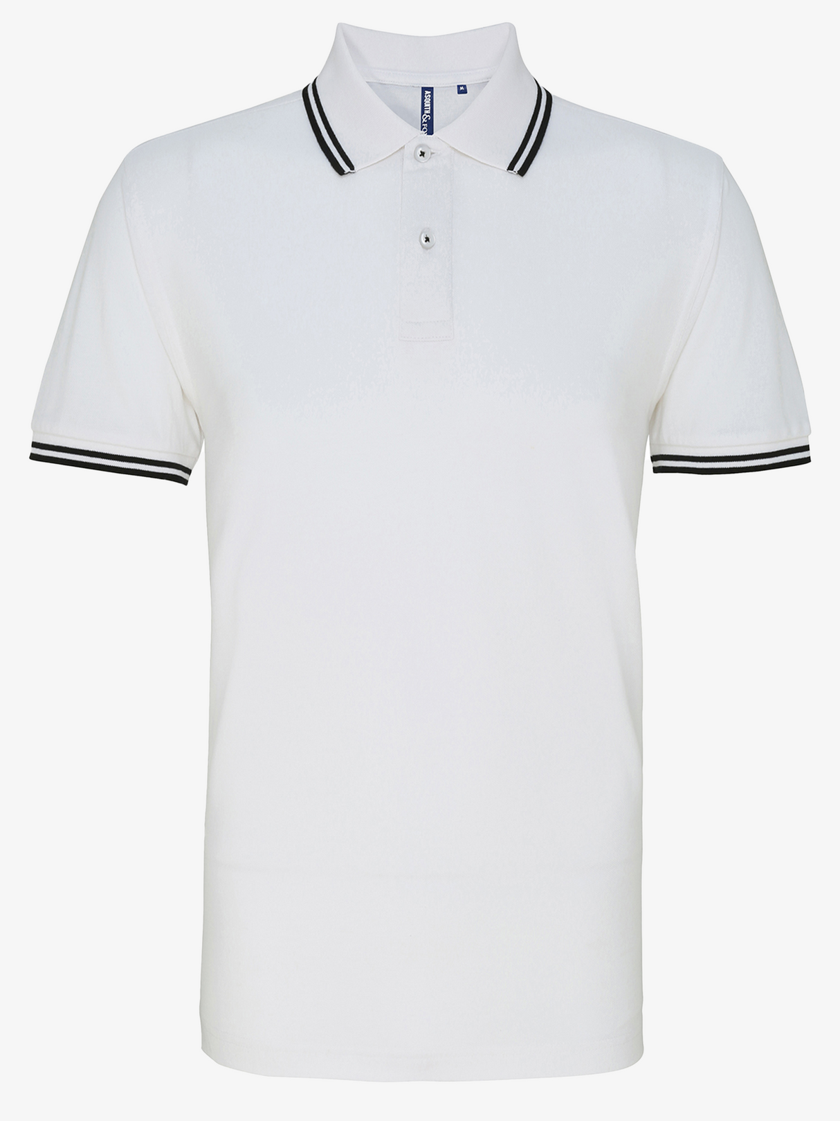 Personalised Men's Tipped Polo Shirt