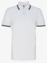 Personalised Men's Tipped Polo Shirt