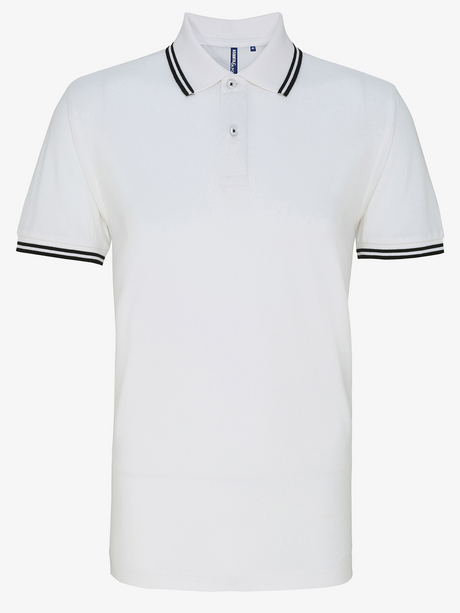 Personalised Men's Tipped Polo Shirt