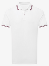 Personalised Men's Tipped Polo Shirt