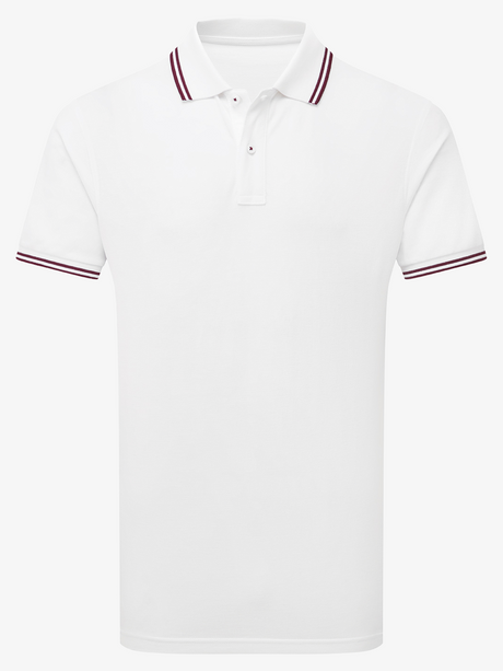 Personalised Men's Tipped Polo Shirt