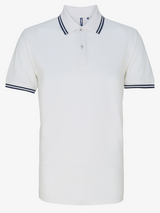 Personalised Men's Tipped Polo Shirt