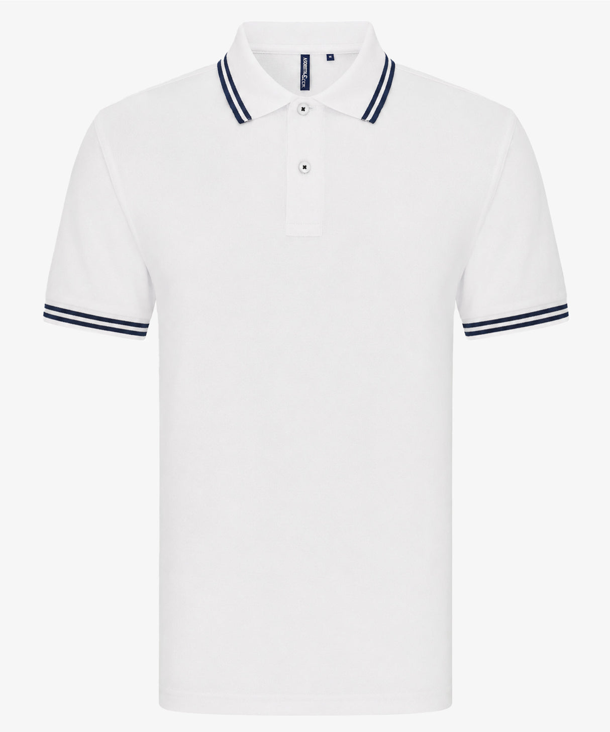 Personalised Men's Tipped Polo Shirt