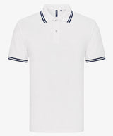 Personalised Men's Tipped Polo Shirt