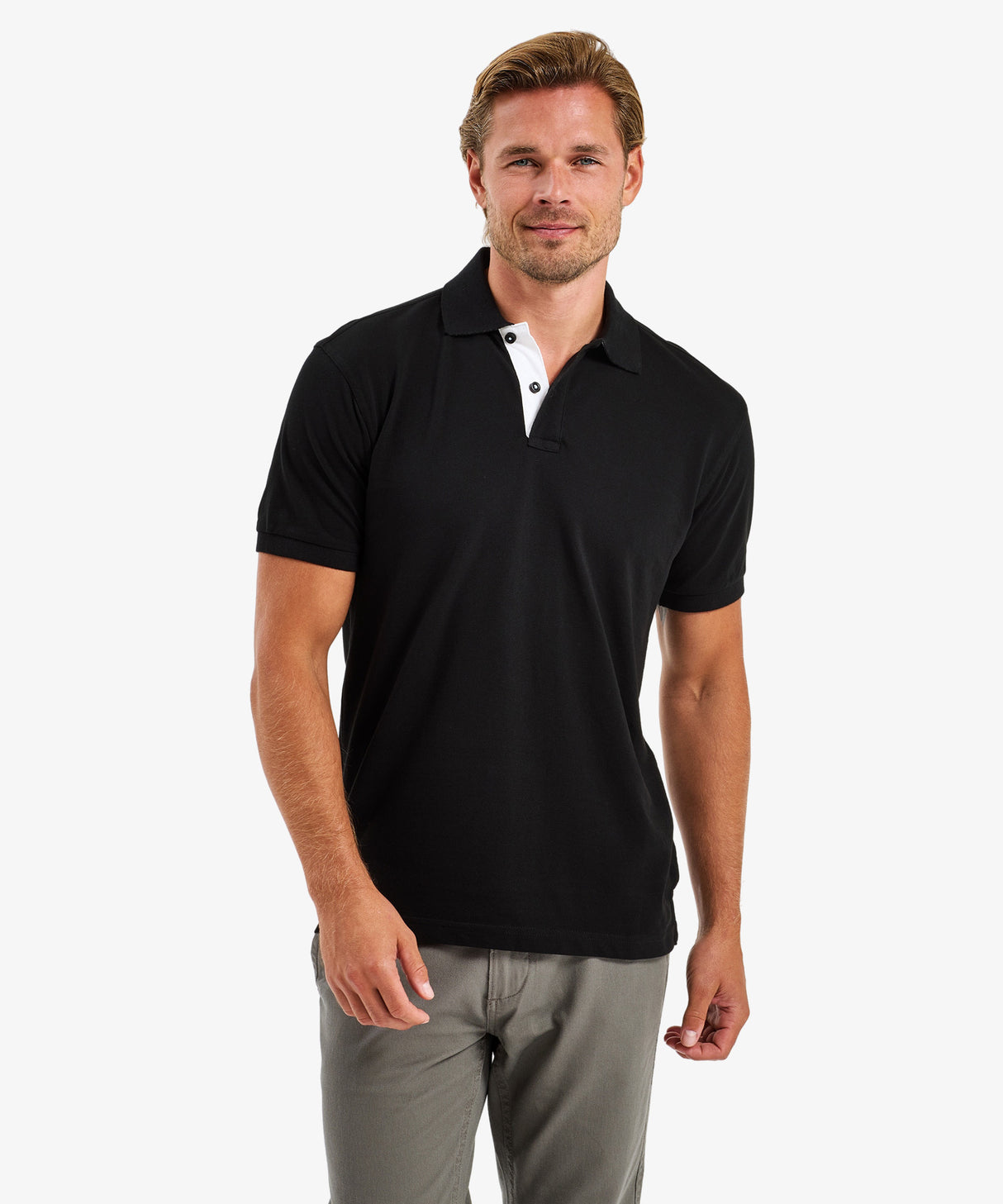 Contrast Men's Polo Shirt