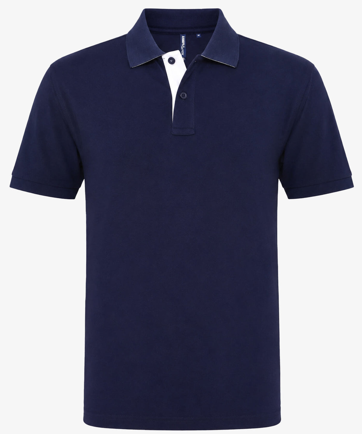 Personalised Men's Contrast Polo Shirt