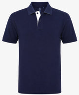 Personalised Men's Contrast Polo Shirt