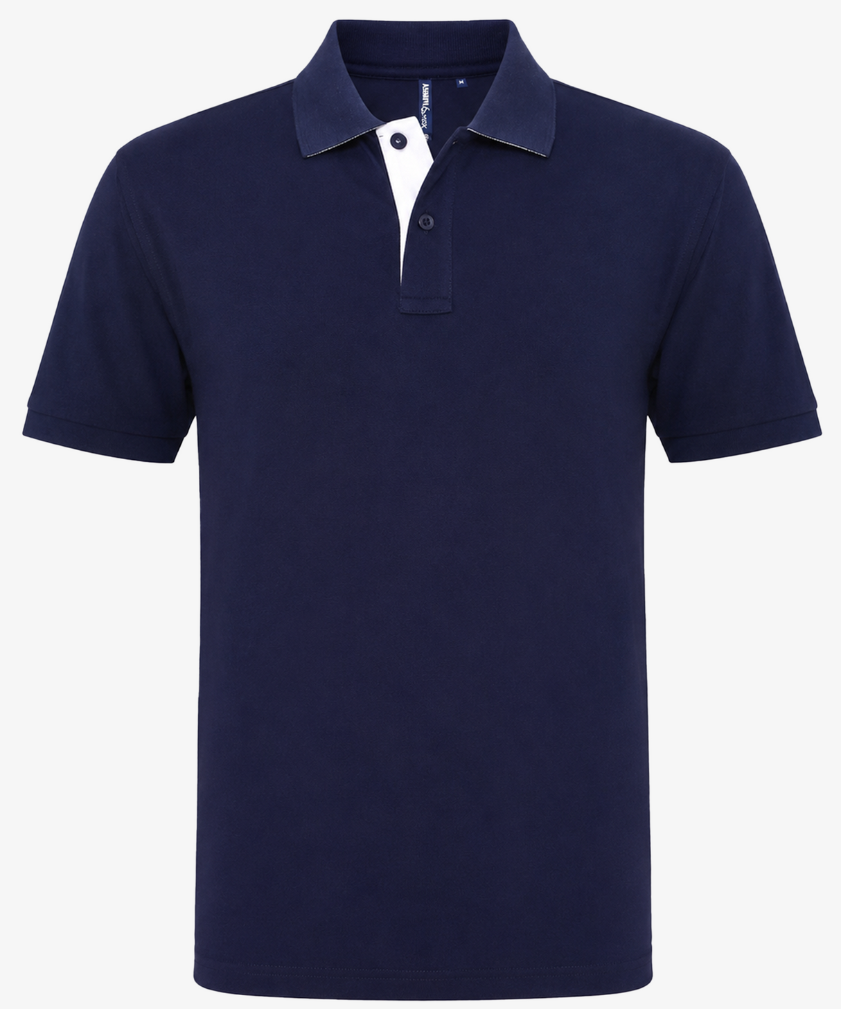 Personalised Men's Contrast Polo Shirt
