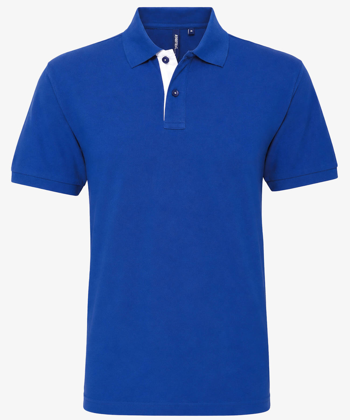 Personalised Men's Contrast Polo Shirt