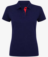 Women's Contrast Polo Shirt