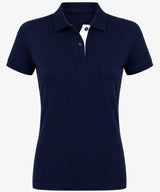 Women's Contrast Polo Shirt
