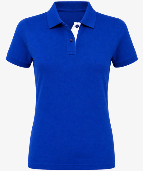 Women's Contrast Polo Shirt