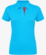Women's Contrast Polo Shirt