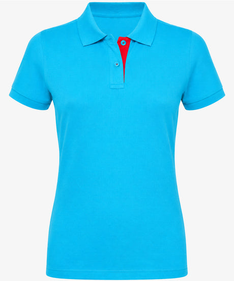 Women's Contrast Polo Shirt