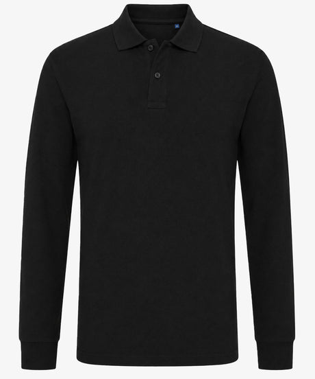Personalised Men's Long Sleeve Polo Shirt