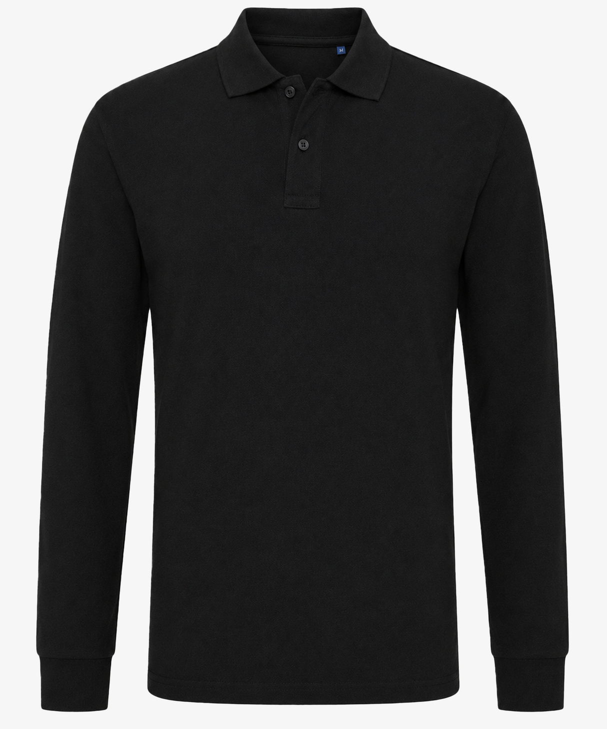 Personalised Men's Long Sleeve Polo Shirt