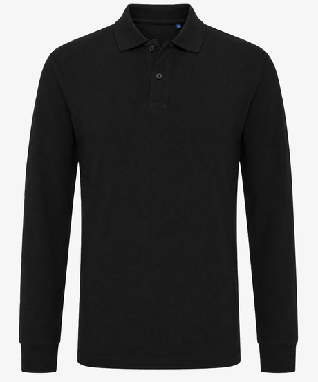 Personalised Men's Long Sleeve Polo Shirt