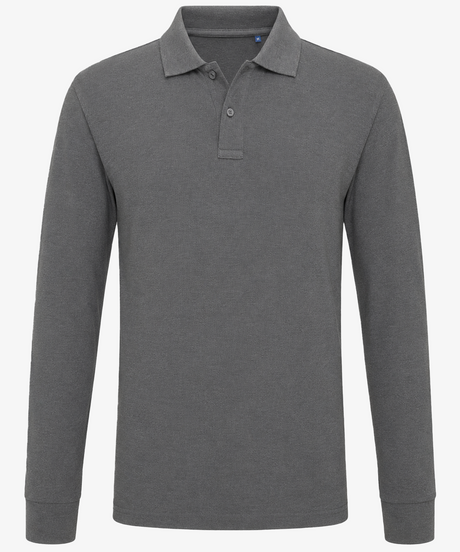 Personalised Men's Long Sleeve Polo Shirt