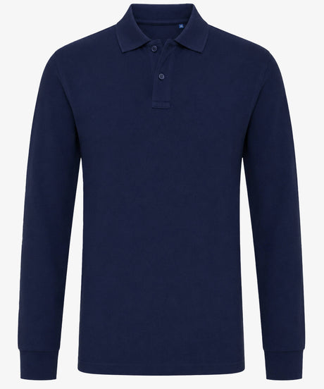 Personalised Men's Long Sleeve Polo Shirt