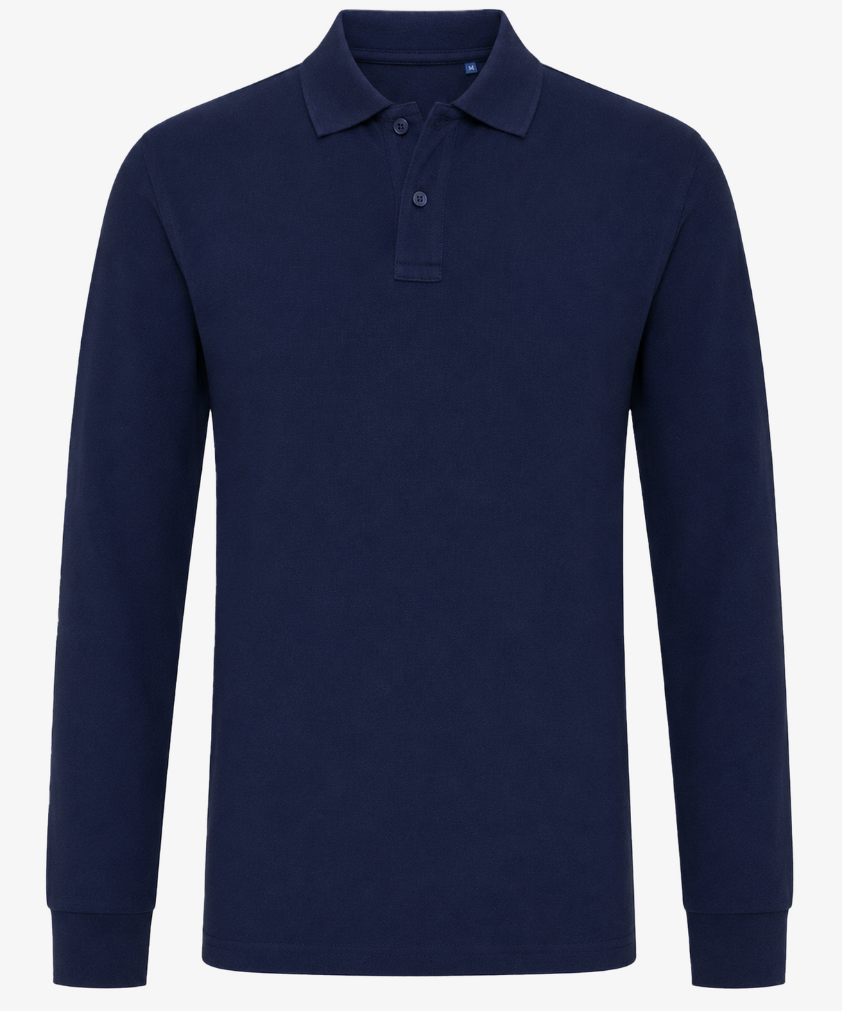 Personalised Men's Long Sleeve Polo Shirt