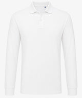 Personalised Men's Long Sleeve Polo Shirt