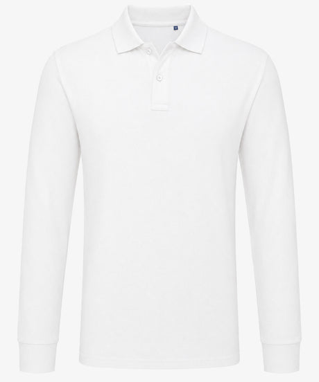 Personalised Men's Long Sleeve Polo Shirt