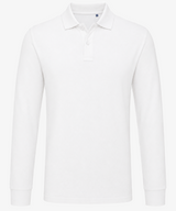 Personalised Men's Long Sleeve Polo Shirt
