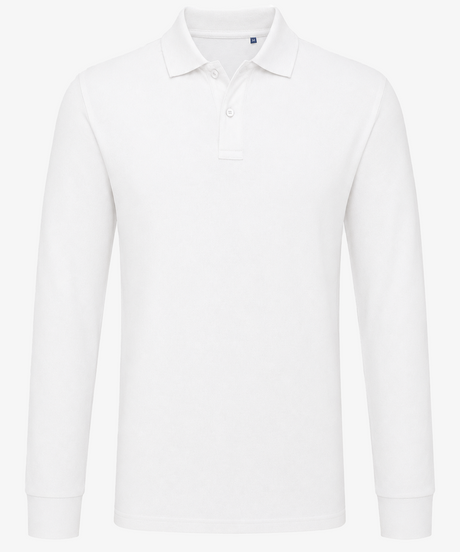 Personalised Men's Long Sleeve Polo Shirt