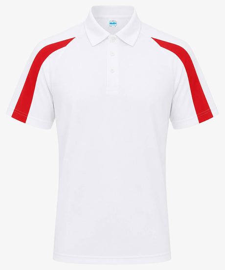 Men's Contrast Sports Personalised Polo Shirt