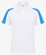 Men's Contrast Sports Personalised Polo Shirt