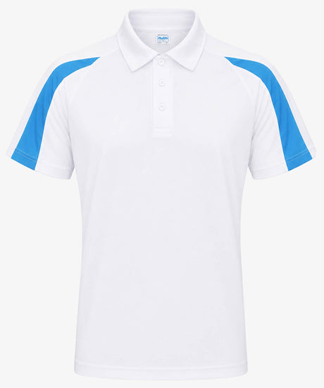 Men's Contrast Sports Personalised Polo Shirt