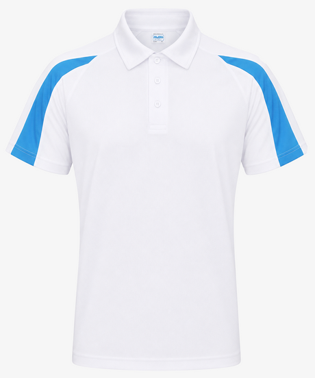 Men's Contrast Sports Personalised Polo Shirt