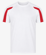 Personalised Kids Contrast Sports T-Shirt