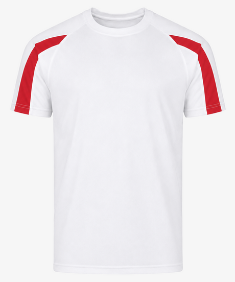 Personalised Kids Contrast Sports T-Shirt