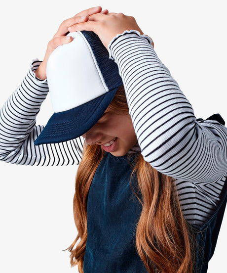 Personalised Kids Snapback Trucker Cap