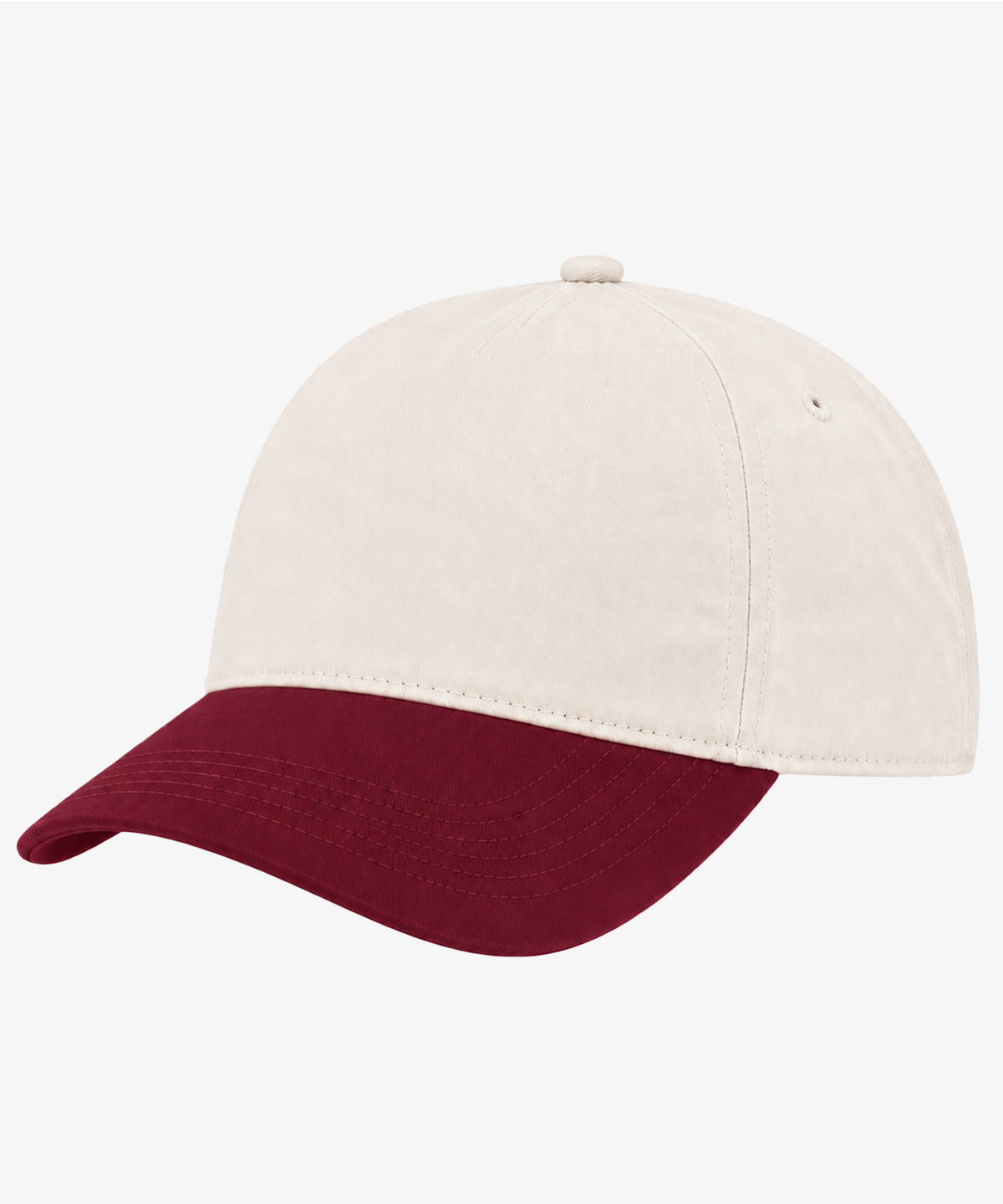 Personalised Contrast Peak Leisure Cap