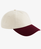 Personalised Contrast Peak Leisure Cap