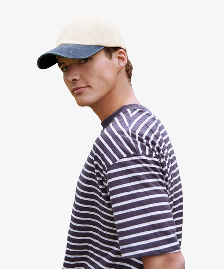 Personalised Contrast Peak Low-Profile Vintage Cap