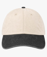 Personalised Contrast Peak Low-Profile Vintage Cap