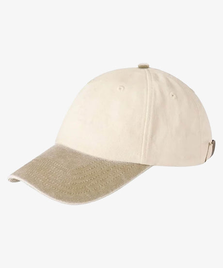 Personalised Contrast Peak Low-Profile Vintage Cap