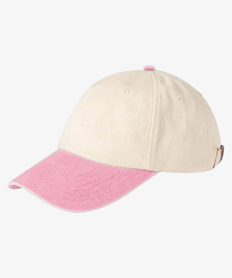 Personalised Contrast Peak Low-Profile Vintage Cap