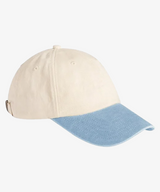 Personalised Contrast Peak Low-Profile Vintage Cap