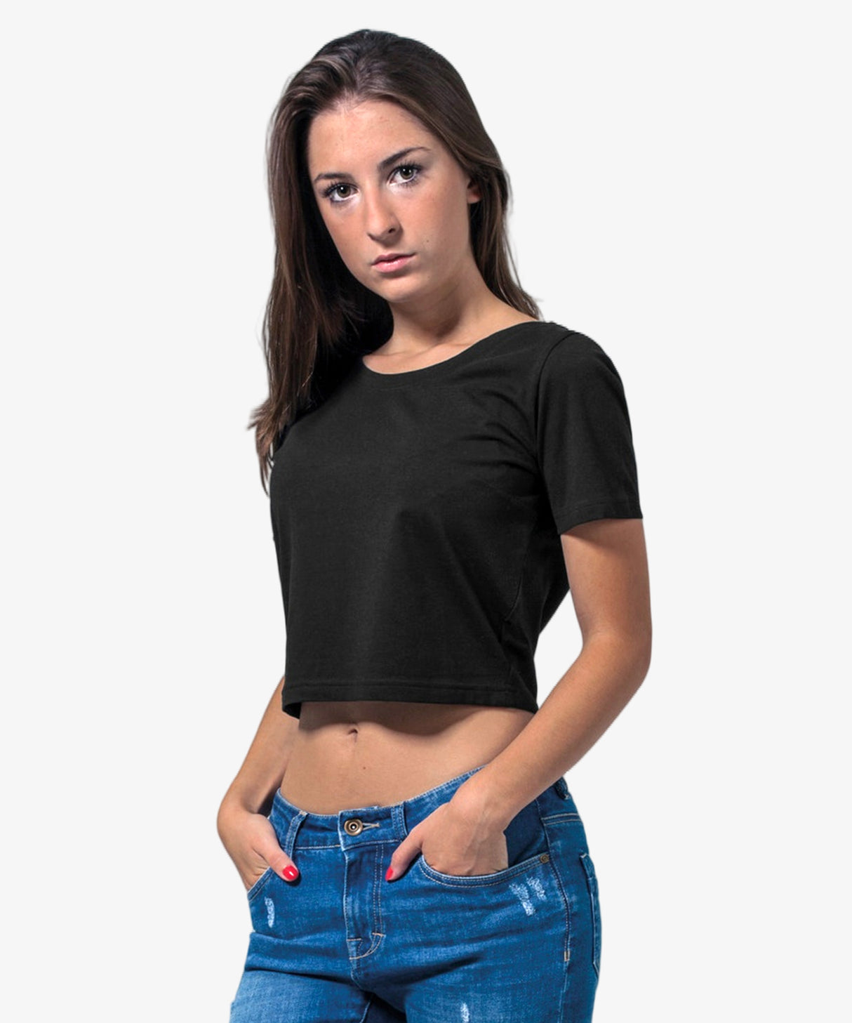 Personalised Cropped T Shirt