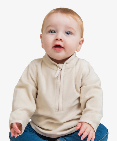 Personalised Half Zip Baby Fleece