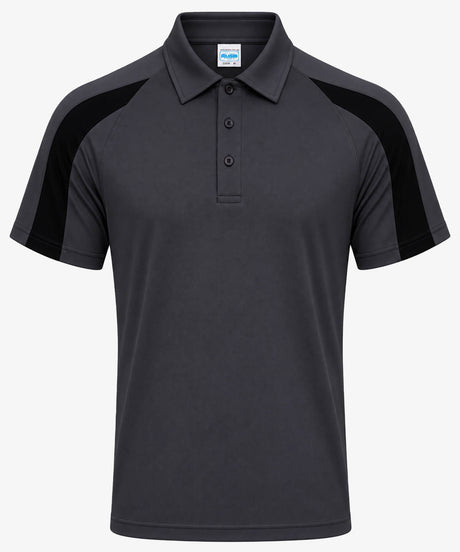 Men's Contrast Sports Personalised Polo Shirt