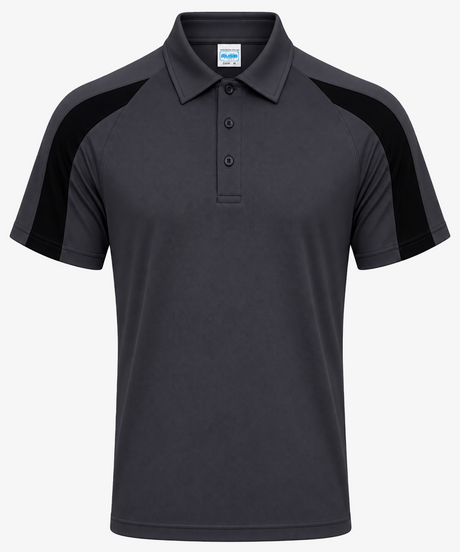 Men's Contrast Sports Personalised Polo Shirt